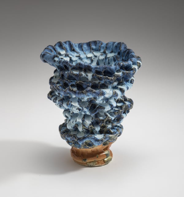 Hoshino Satoru (b. 1945) Spring Snow 12M-4 2012 Glazed stoneware 11 3/4 x 10 1/4 x 10 inches Inv# 10657 SOLD