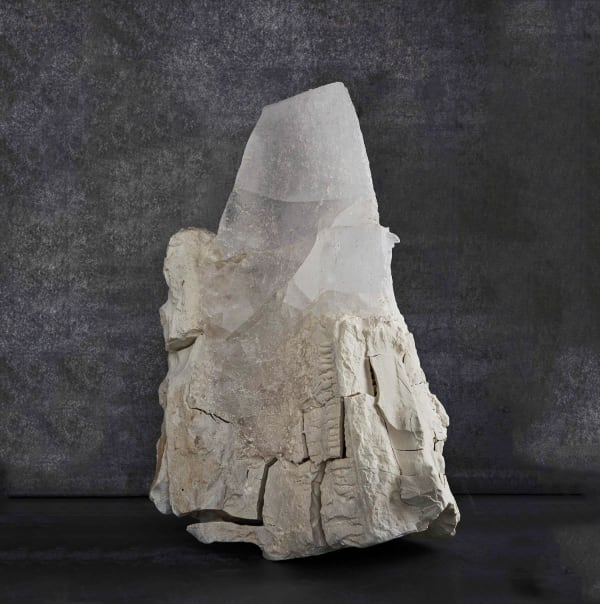 Ogawa Machiko (b. 1946) Crystals and Memories 2018 Porcelain and glass 20 1/2 x 12 x 14 1/2 inches Inv# 10850 SOLD
