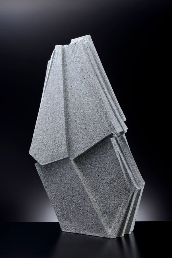 Kishi Eiko (b. 1948) Sculpture - Compilation of Recollected Images 2017 (started 2016) Shigaraki stoneware with colored-chamotte inlays 30 x 19 3/4 x 6 1/4 in. Inv# 11051 SOLD