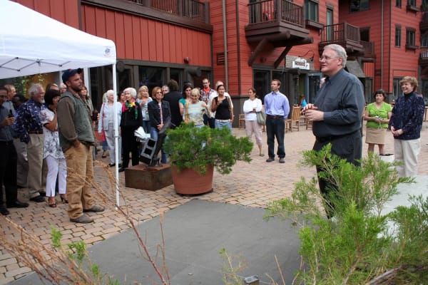Halsey North gives a talk Photographer Katie Bajema, Grand Rapids, MI