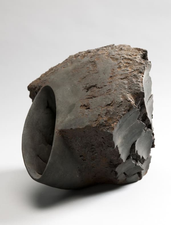 Untitled MV-1017, 2010 Stoneware with iron-filings 12 1/4 x 14 1/4 x 14 7/8 inches Inv# 6882 SOLD