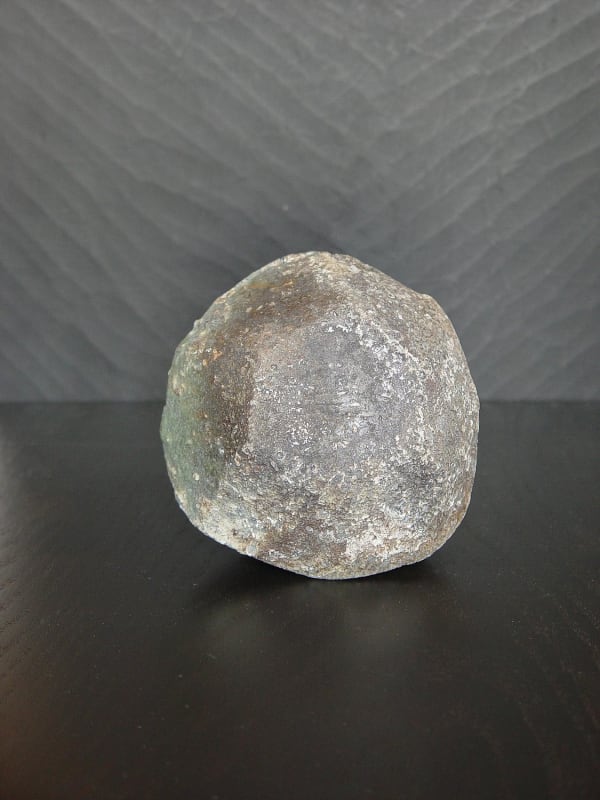 Small triangular Tanba flower vase with pinched neck and kiln effects, 2011 Wood-fired stoneware with natural kiln effects 5 1/2 x 5 1/8 inches; Inv# 6934 SOLD