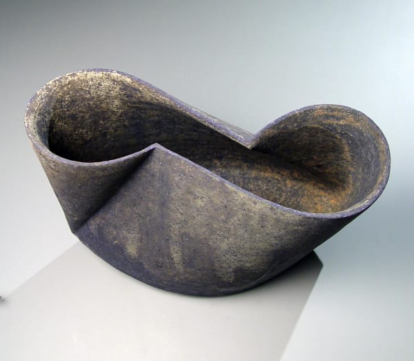 Kodô (Pulse) Multi-fired unglazed stoneware 14 x 17 1/2 x 8 7/8 inches Inv# 7066 SOLD
