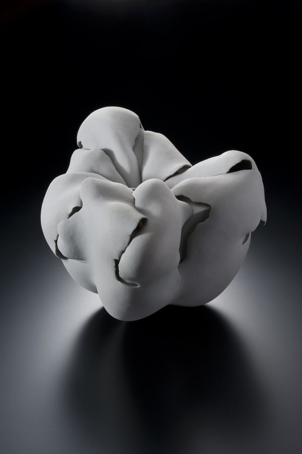A Moment in White - A, ca. 2011 Stoneware with grayish-white matte glaze 15 x 21 1/4 x 19 inches Inv# 7724 SOLD