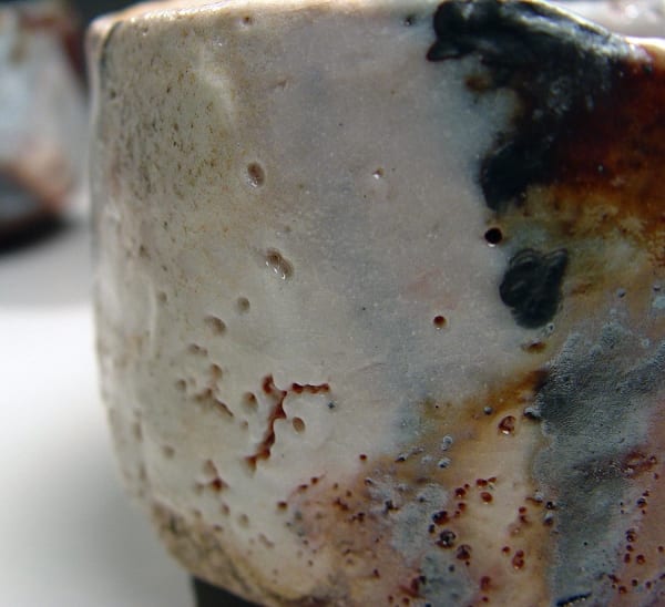 Hori Ichirô (b. 1952)) White shino tea bowl, 2011 Glazed stoneware 4 x 4 7/8 in. Inv# 7888