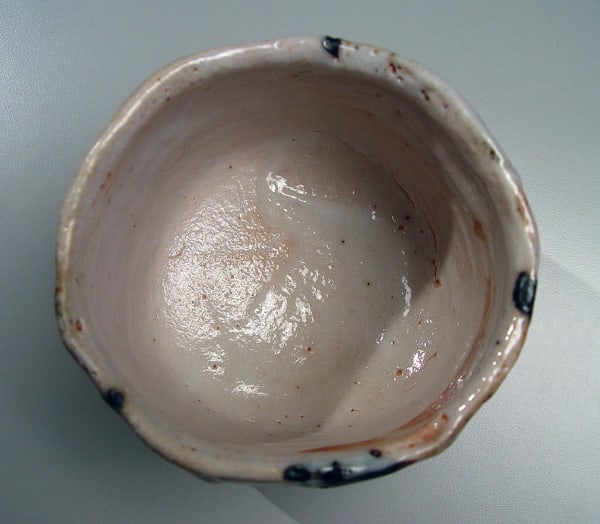 Hori Ichirô (b. 1952) Straight-sided white shino tea bowl, 2011 Glazed stoneware 4 x 4 7/8 in. Inv# 7888