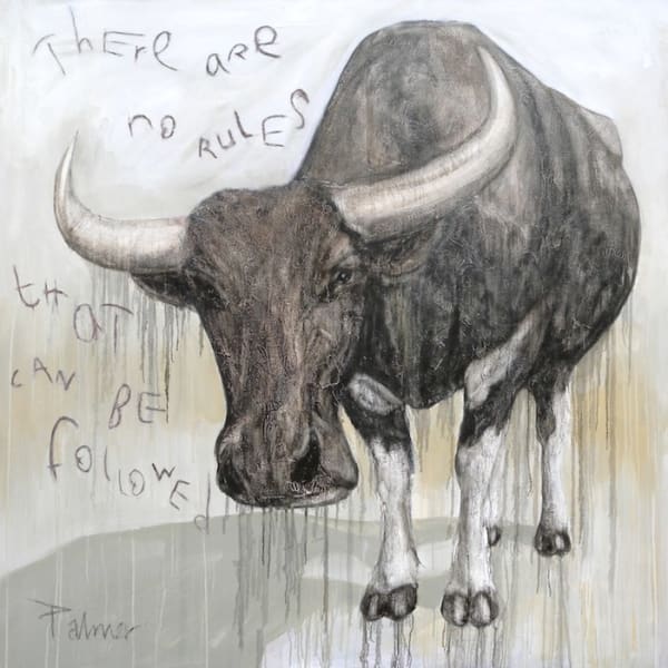 There are no Rules that can be Followed 150 x 150cm Acrylic and Oil on canvas