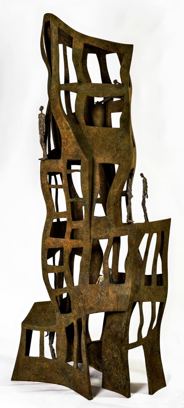 Val Ville Fantastique II H196 x W86 x D50 cm Bronze Edition of 8