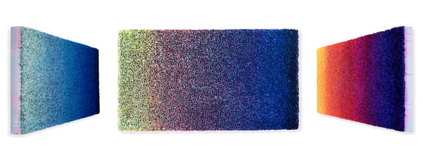 Zhuang Hong Yi Flowerbed G2016-004​ 120 x 210 cm Rice paper and acrylic on canvas