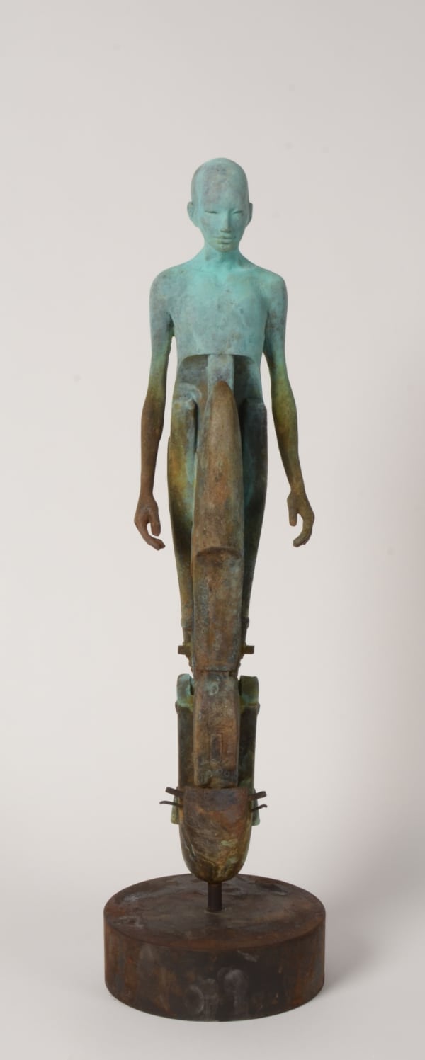 Deseo I, 2016 Bronze & Steel 56h x 15w x 15d cm