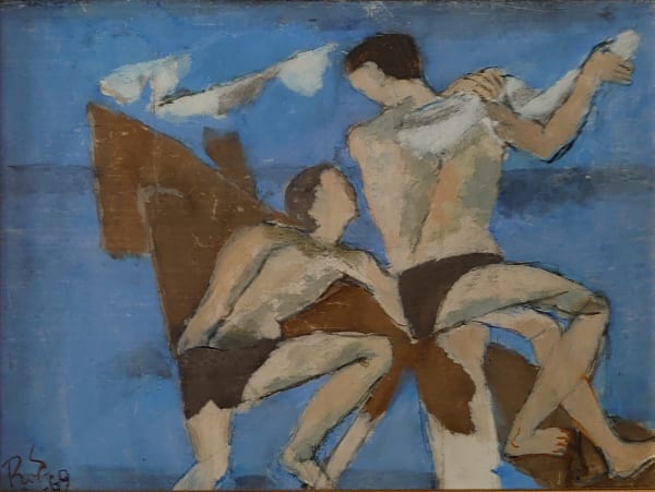 Ragnar Sandberg - Badande (Bathers), 1969