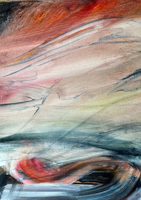 Ann Simberg, Norrskens spegling (The Northern Lights reflection), 2024