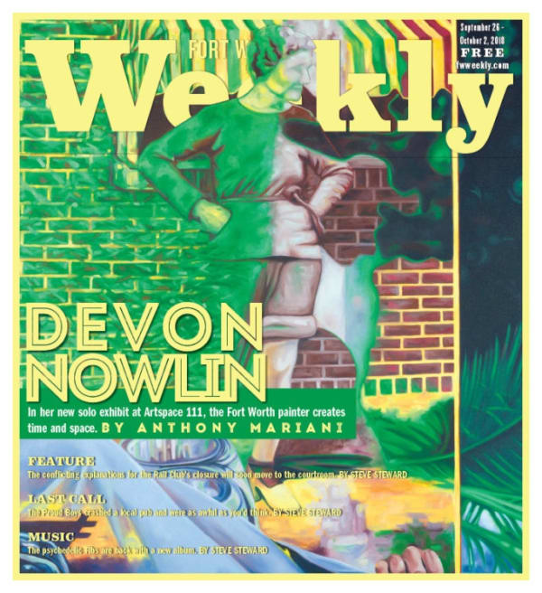 Devon Nowlin on the Cover of Fort Worth Weekly