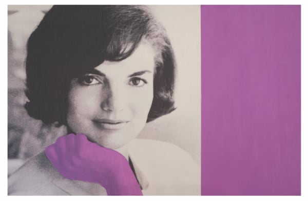 Agron Hoti J Kennedy 2022 Print On Aluminum Artist S Intervention With Acrylic 30 X 45 Cm 11 81 X 17 72 In Contemporary Co Cortina