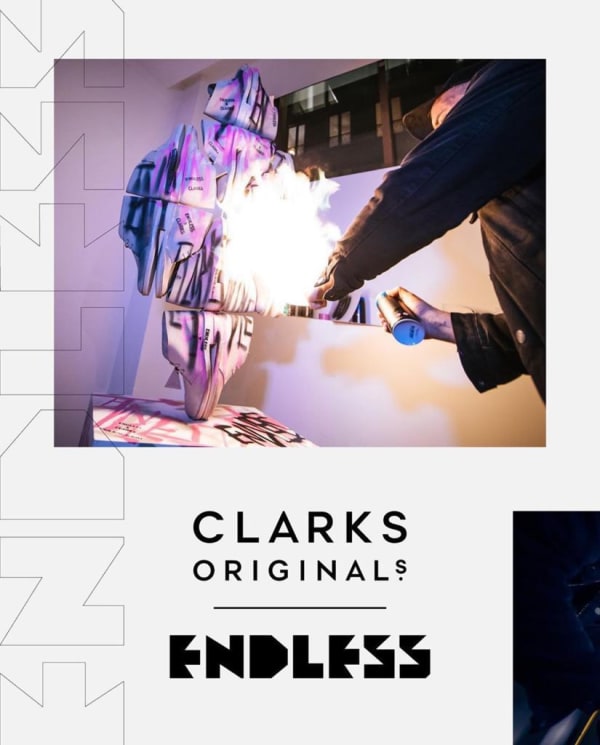 Endless collaborates with Clarks Originals at Paris Fashion Week