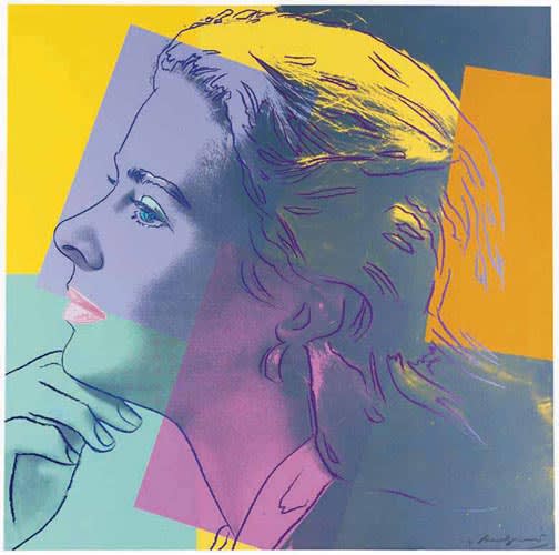 Andy Warhol Herself (Igrid Bergman), 1983