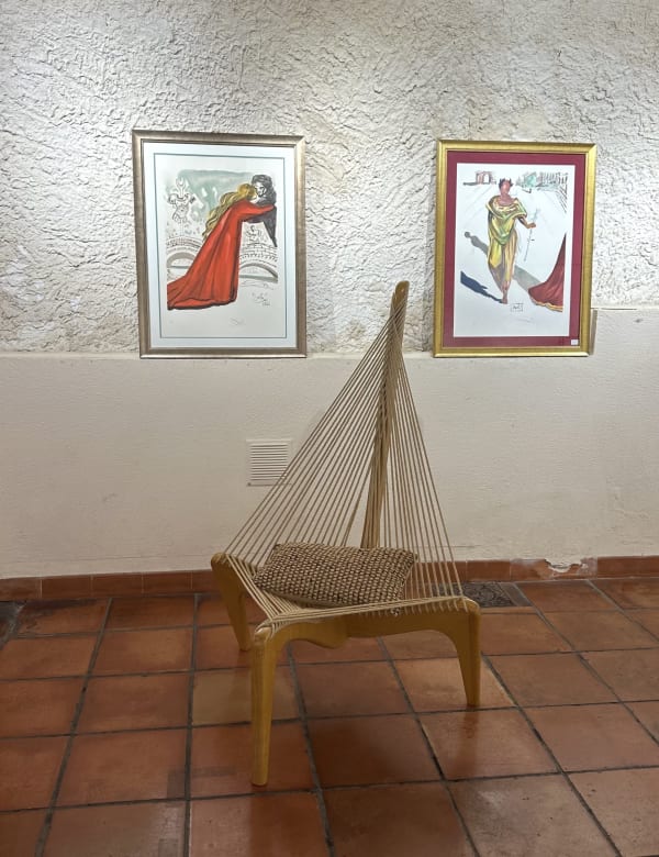 Litho Dali Fauteuil Harp Bergerie Carry Le Rouet Exposition Art Thema