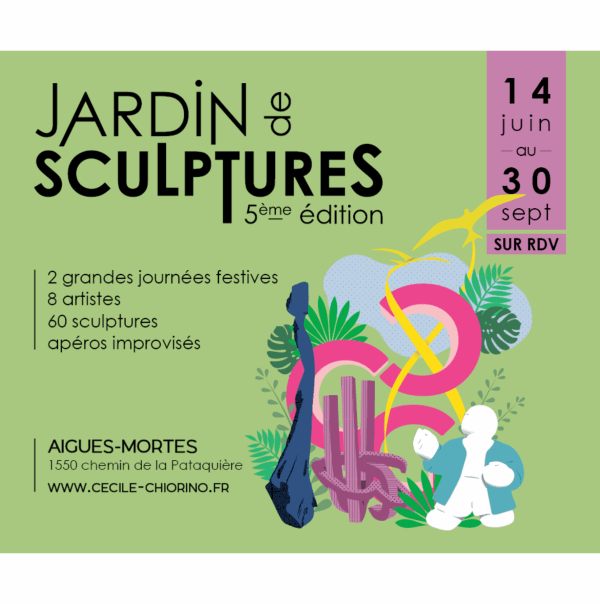 "Jardin de sculptures" (garden of sculptures) 5th edition