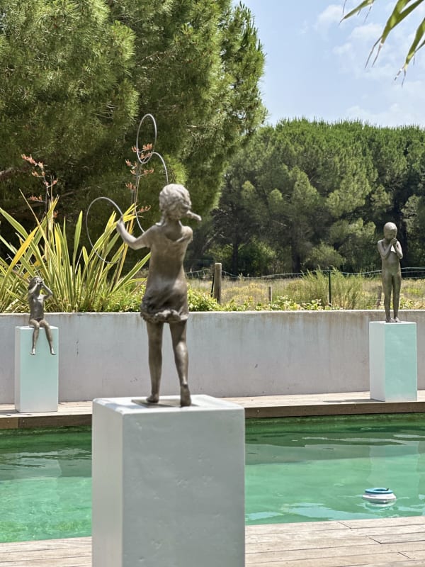 "Jongleuse" in Jardin des sculptures, Aigues Mortes