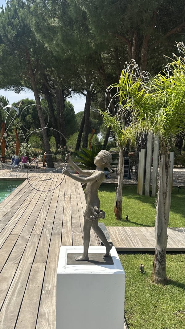 "Jongleuse" in Jardin des sculptures, Aigues Mortes