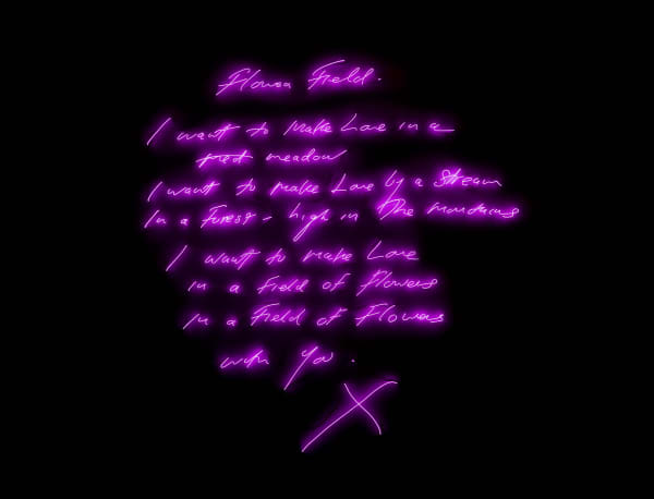 Flower Field, Tracey Emin, 2017.