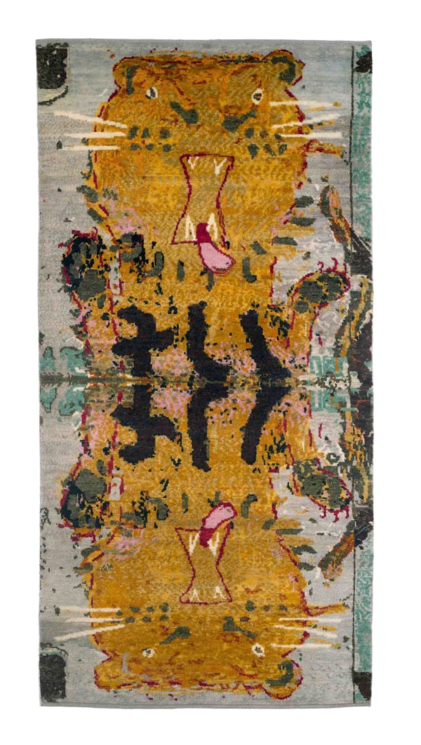 Rose Wylie, Tiger, Tiger, 2018-2019