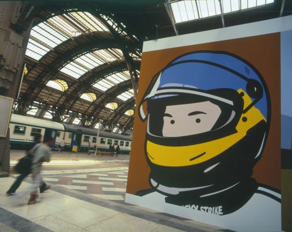 JULIAN OPIE: IMAGINE YOU ARE DRIVING, FAST HONDA FORMULA 1