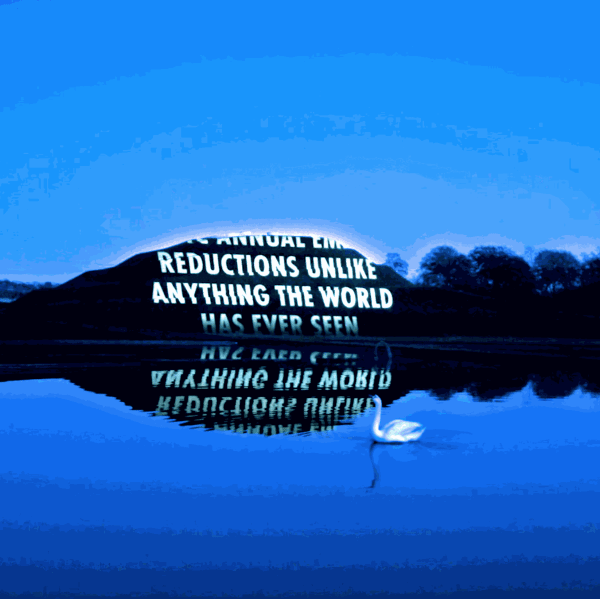 JUPITER ARTLAND, SCOTLAND Hurt Earth, Jenny Holzer, 2021