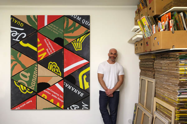 Portrait of the artist in his studio in Rome | Photo by Renato Grome