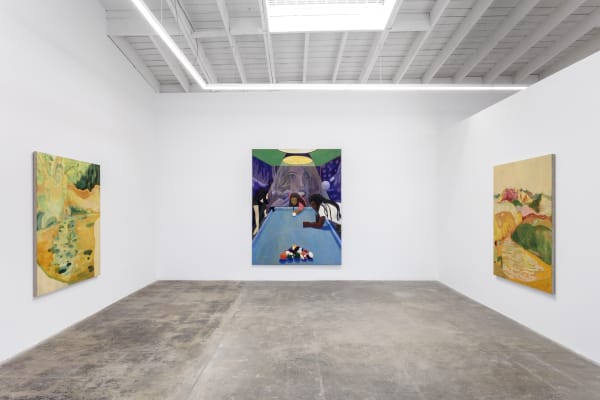Installation view of the exhibition Simone Kennedy Doig & Antonia Showering, Baert Gallery, Los Angeles | Photo Joshua White