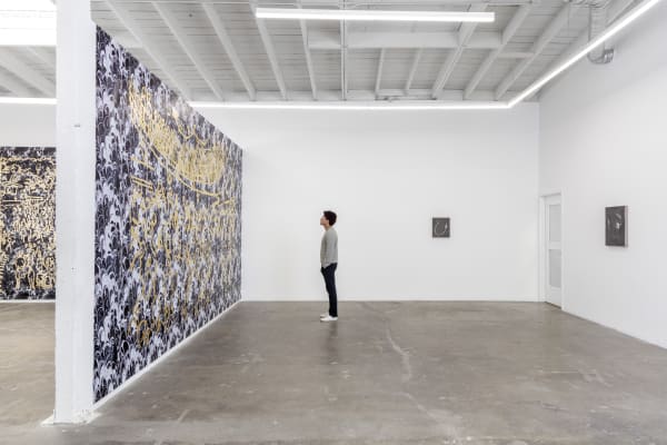 Installation view of the exhibition Golden Anesthesia, Baert Gallery, Los Angeles | Photo Joshua White