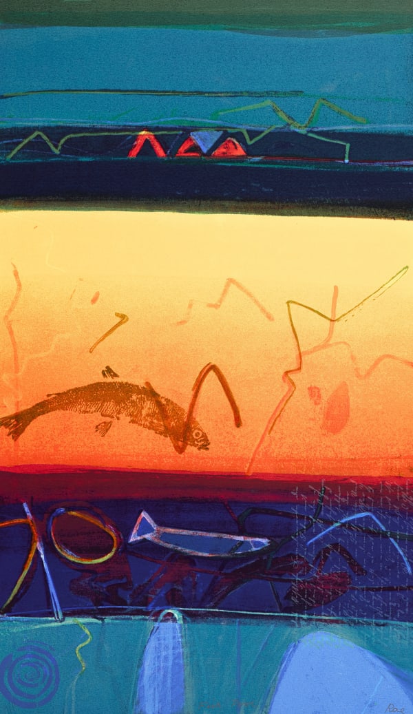 Barbara Rae, Fishpool, 2011