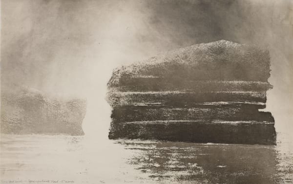 Norman Ackroyd, Sun and Mist Downpatrick Head, Co. Mayo, 2014