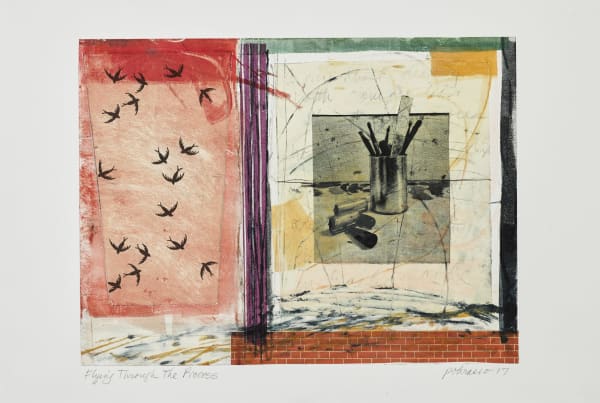 Ron Pokrasso , Flying through the process, 2017