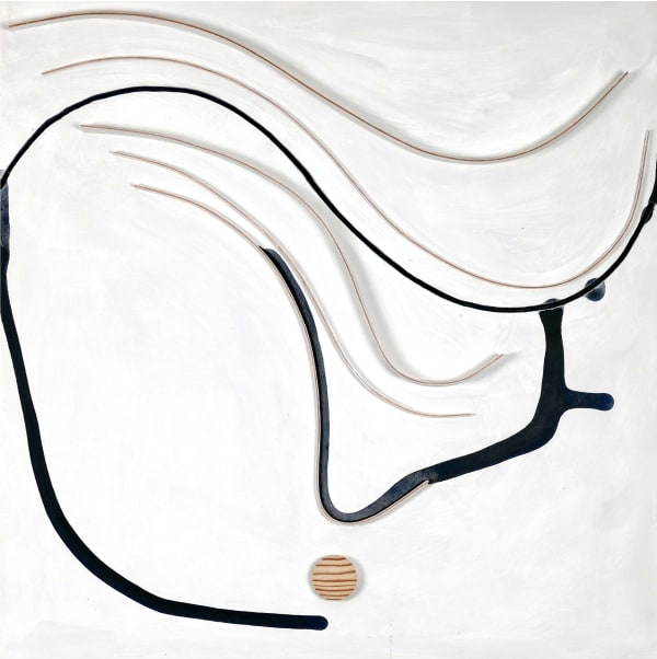 Edward Hutchison Energy in Earth and Oaks: 1, 2024 relief construction painted plywood, aero ply softwood dowel £750