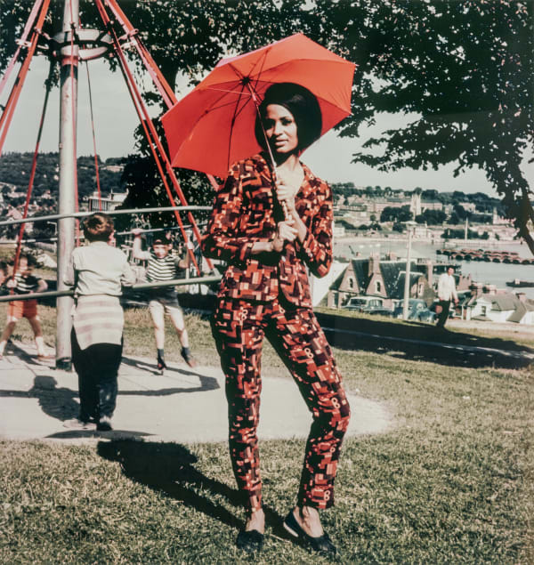 Drum cover girl Marie Hallowi, Rochester, Kent, 1966 2022, Digital C-Print, 70 x 70cm