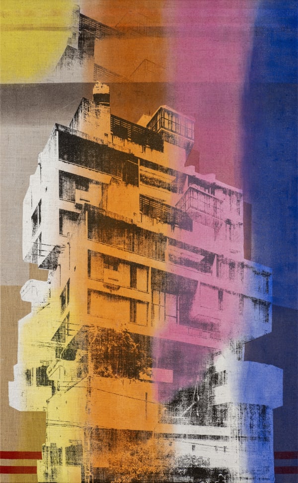 Kenzo Rides Again 2023 Acrylic on linen 162 x 100 cm