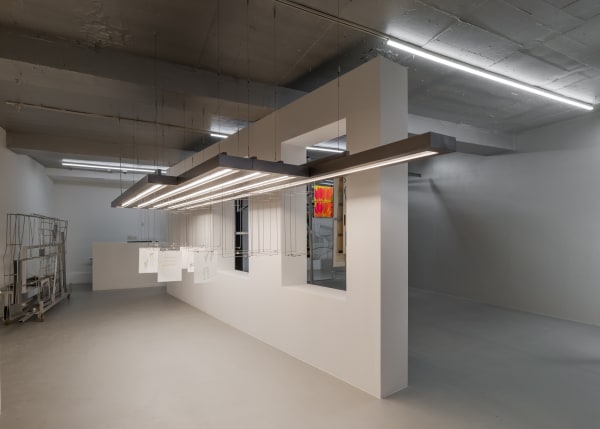 Jewyo Rhii, Drawing Rack, 113 x 504 x 14 cm,2019-2023