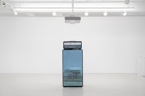 Lawrence Abu Hamdan Wind Ensemble, 2024 12 minutes, dimensions variable. sound, color, single-channel video projection, Amplifier