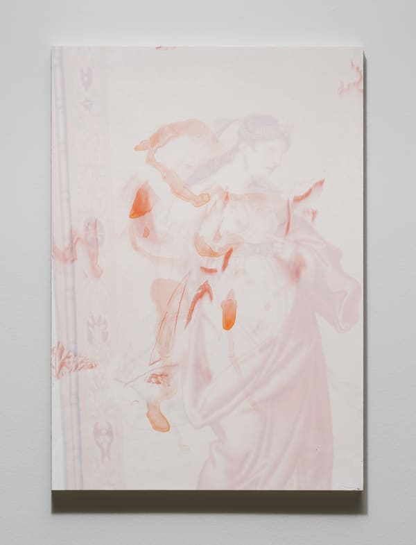 Peles Empire Cleopatra 1, 2019 painting and print on pigmented Jesmonite 70 x 49 x 2.5 cm