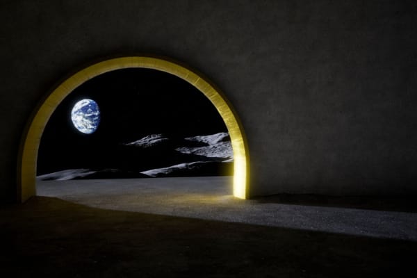 Jorge Mañes Rubio, The Moon Temple (Earth Oculus) From the Peak of Eternal Light series , 2016