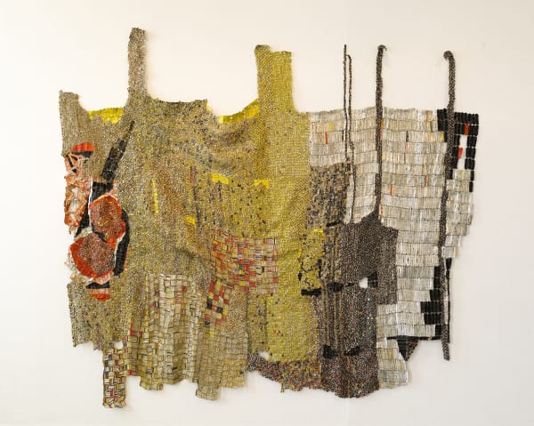 El Anatsui Dzi II, 2015 Aluminum and copper wire 290 x 331 cm