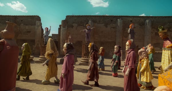 I am Hymns of the New Temples, 2023 [Film Still] © Wael Shawky; winning work of the public notice PAC2020- Plan of Contemporary Art promoted and supported by the General Directorate for Contemporary Creativity of the Italian Ministry of Culture, © Wael Shawky