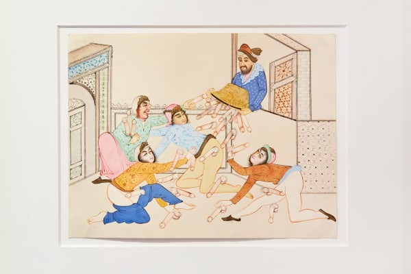 Detail Of Mughal Erotic Manuscript