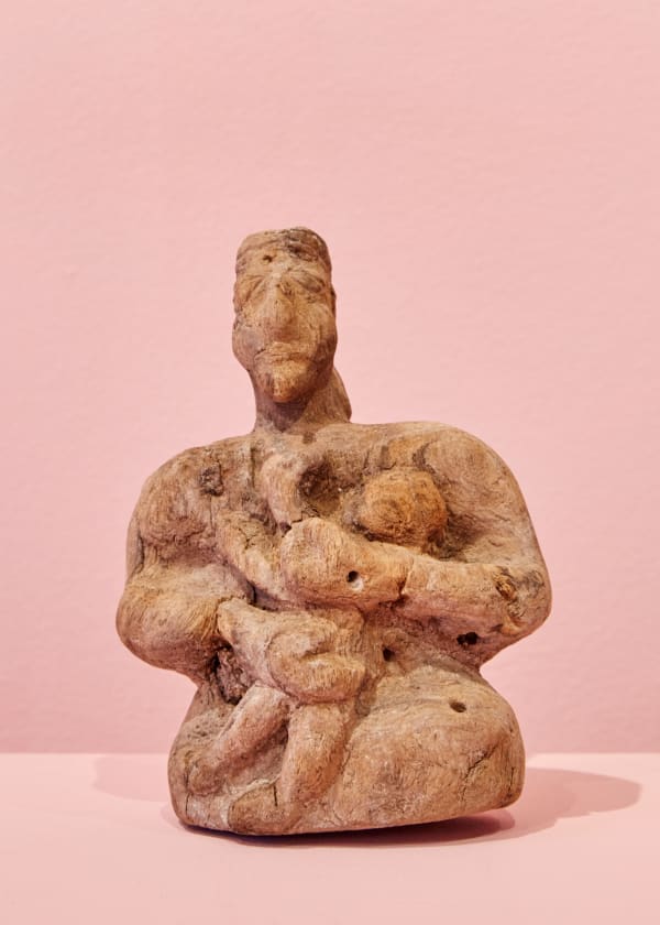 Detail Wooden Mother And Child