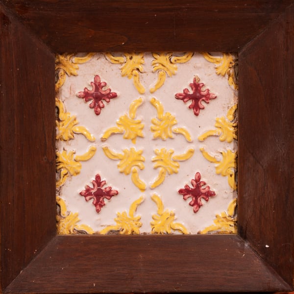 Three Portuguese tiles, 19th century