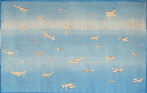 Alighiero Boetti, Cieli ad alta quota, 1979
