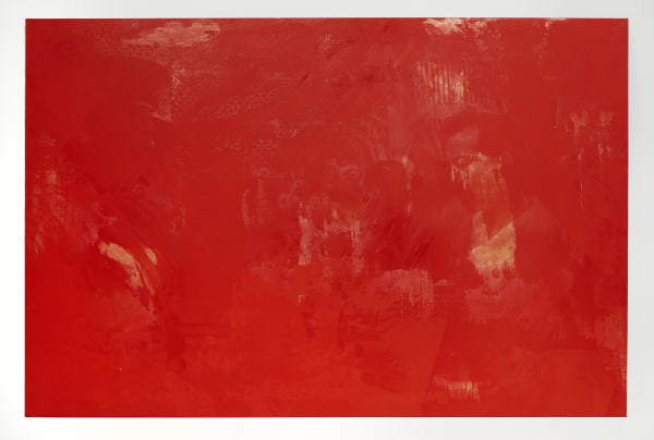 Hank Willis Thomas, We Have Faith in the Masses (Red on Gold on Red), 2018