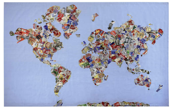 Gavin Turk Mappa del Mundo, 2008
