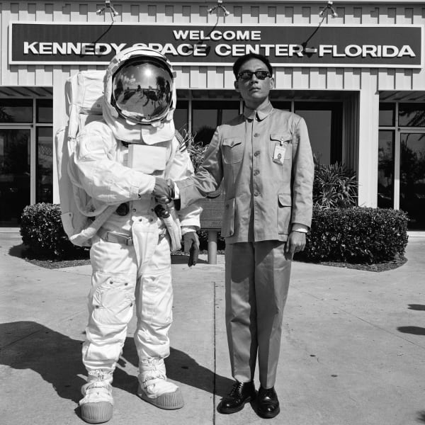 Tseng Kwong Chi (1950- 1990), Cape Canaveral, Florida (Astronaut), 1985